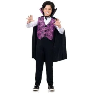 Fantasia de Vampiro Damian Infantil Curta Halloween no Shoptime