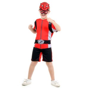 Fantasia Power Rangers Vermelho