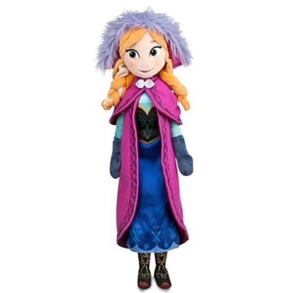 Boneca pelucia princesa elsa 50cm frozen disney long jump