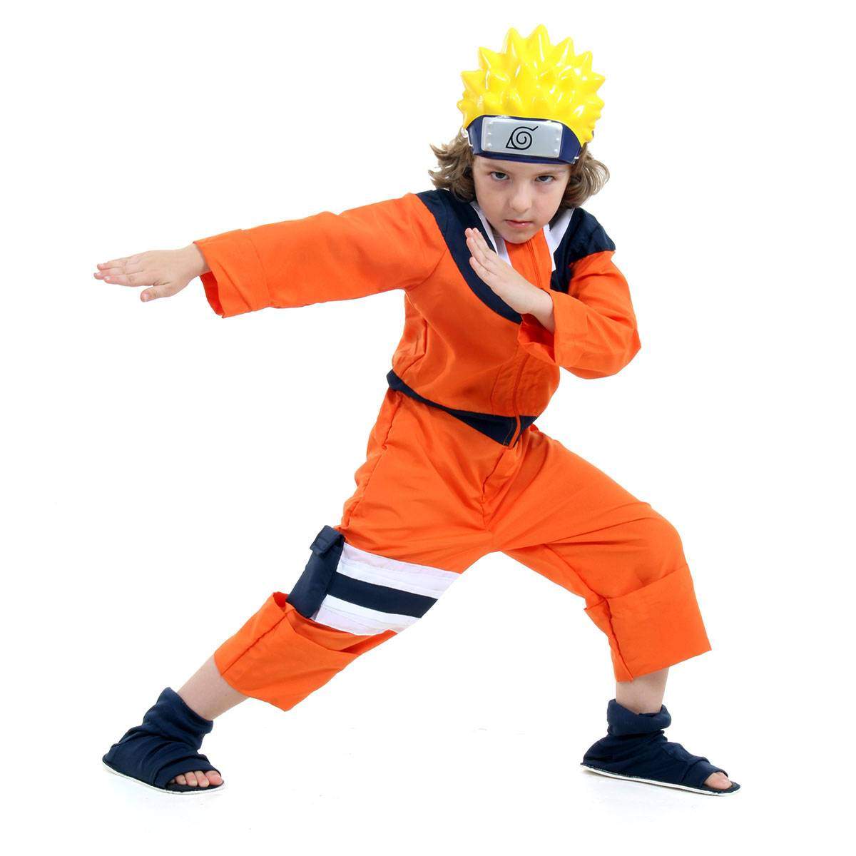 Fantasia Infantil Naruto Uzumaki Original Super Magia - SOOFISTIK
