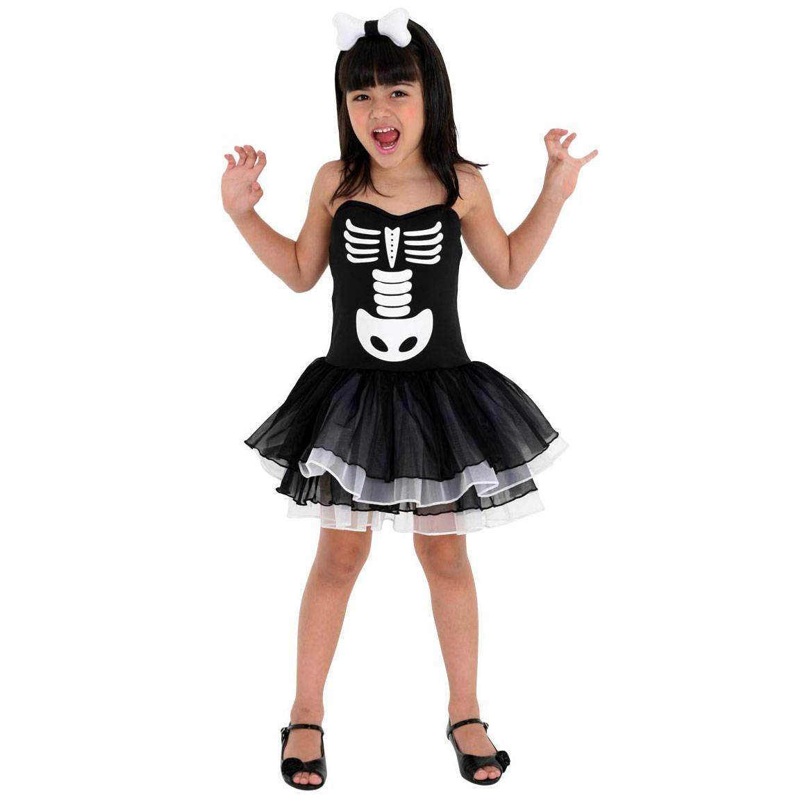 Fantasia Infantil Vampira Bruxa Hallowen Luxoanjo