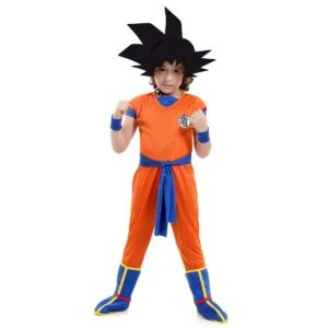 Fantasia Infantil Goku + cabelo EVA Classico - Dragon Ball Promoção