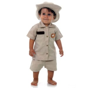 roupa safari bebe