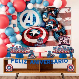 decoração capitão america