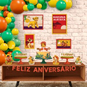 decoração festa rei leão