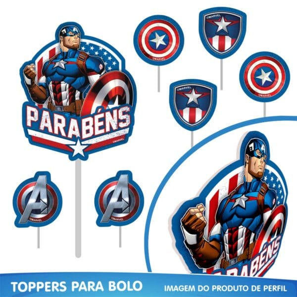 Festa Capitão América - Kit Completo - Imagem 3